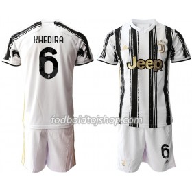 Juventus Sami Khedira 6 Børn Hjemme Fodboldsæt 2020-21 S/S (+ Korte bukser)